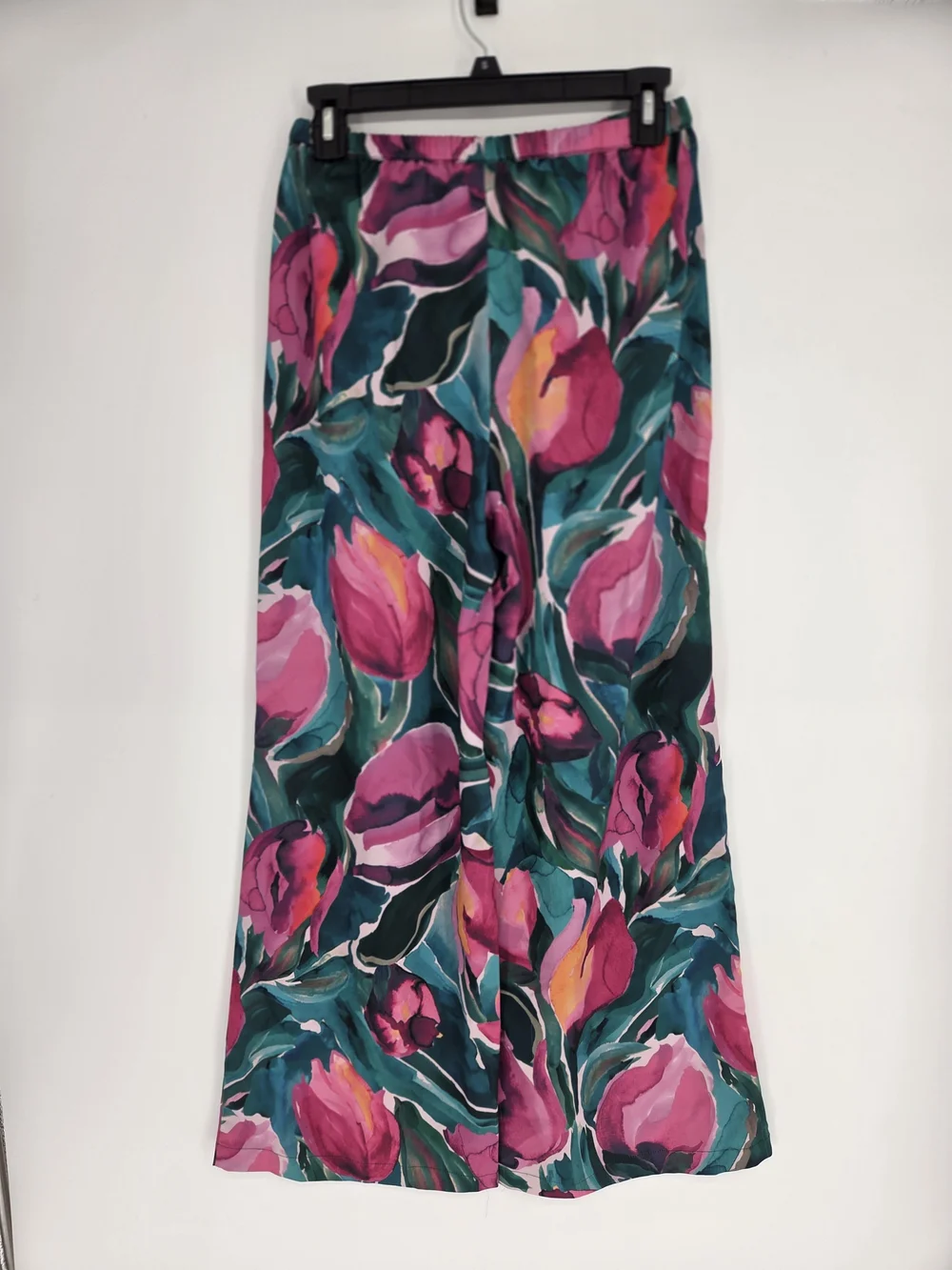 Fabletics EcoSatin Pajama Set - Painted Tulips Floral (2-Piece) Size Small